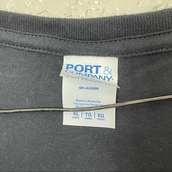 Christmas Nutcracker Graphic Screen Print Tee Shirt Black V-Neck Cotton Size XL - Picture 3 of 7